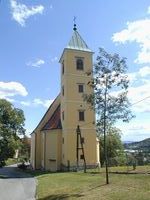 Kirche von Westen, Foto AGIS - 2002