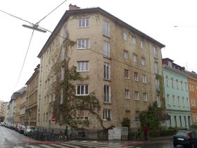 Fassade Naglergasse ohne Bewuchs - April 2017