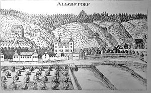 Ansitz "Mannersperg" hinter Schloss Algersdorf (Vischer) - 1681