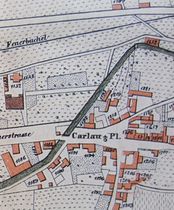 Carlau Platz - Stadtplan 1865