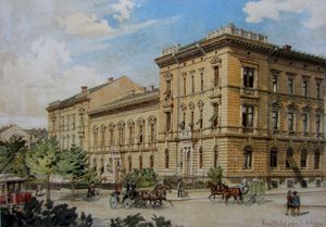 Hof mit Mariatrosterbahn (Arbesserr 1900)