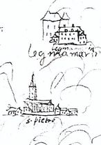 "Lenghaimberin" ober St. Peter um 1605 (Clobucciarich)