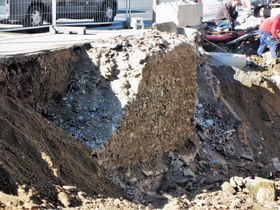 Mauer Grabenstraße von Süden - 2021