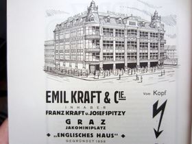 Werbung im Buch "Graz" - 1928