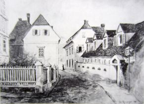 Schiffgasse nach Norden - um 1910